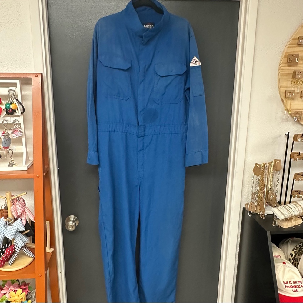 Vintage Bulwark Blue Coverall Jumpsuit
